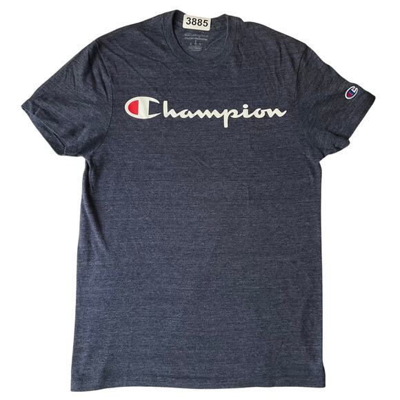Champion Women T-shirt size S Slim Fit Short Sleeve Stretchy Blue - Picture 1 of 6
